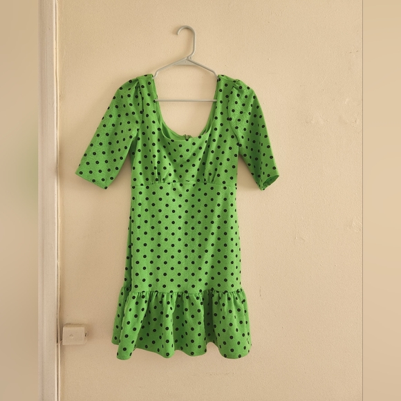 ASOS | Dresses | Green Summer Dress With Blue Polka Dots | Poshmark ASOS | Dresses | Green Summer Dress With Blue Polka Dots | Poshmark